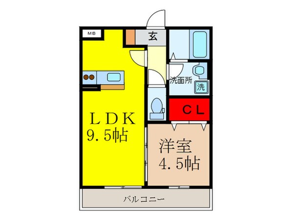 ル－ジュブリエの物件間取画像